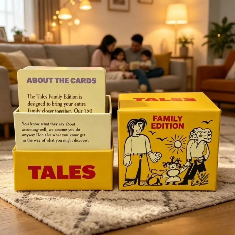 New 150pcs Card Conversation Starter Game Family Edition Fun Icebreaker for Adults and Family Gatherings Couples Card GameTalese
New 150pcs Card Conversation Starter Game Family Edition Fun Icebreaker for Adults and Family Gatherings Couples Card GameTalese