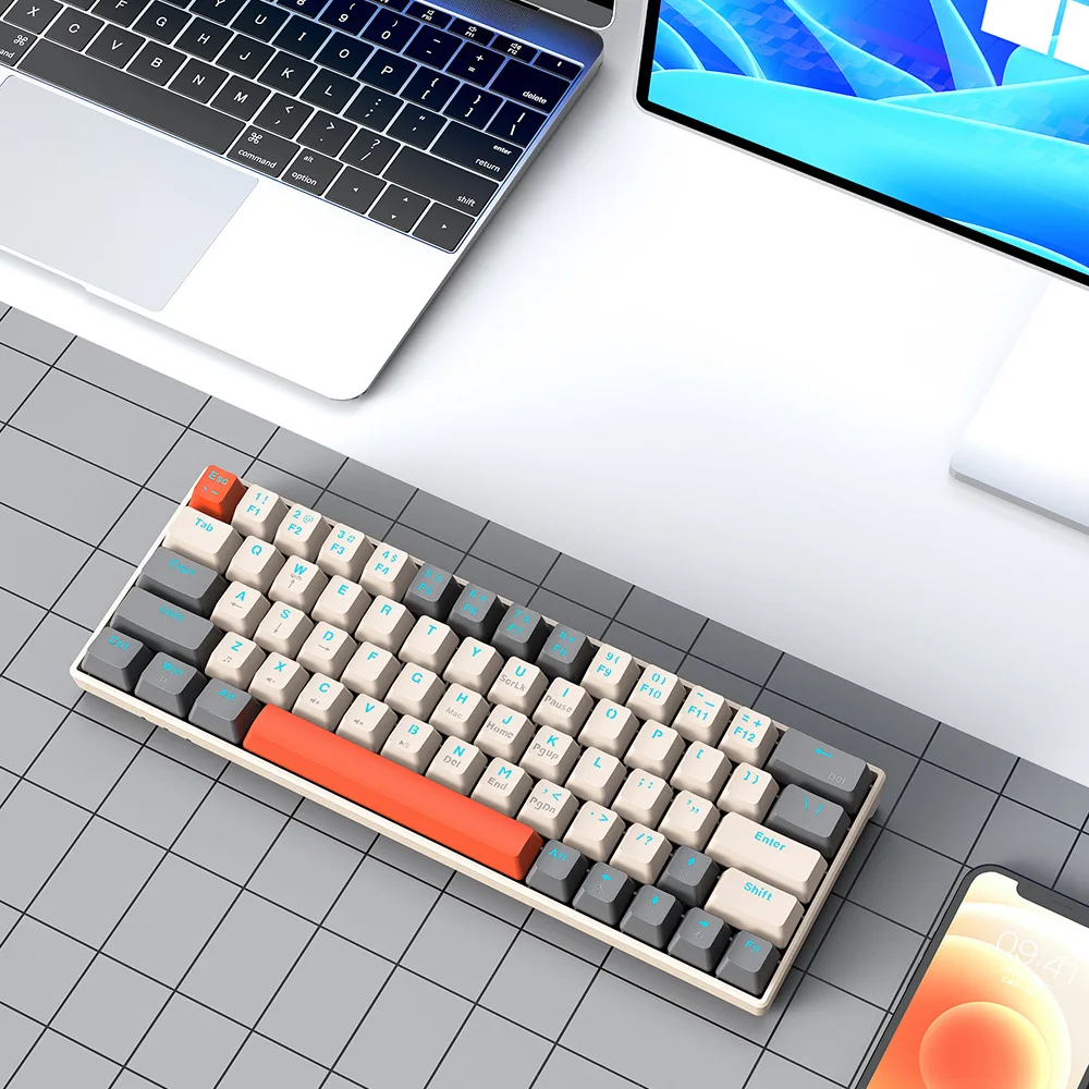 Mini Mechanical keyboard USB Green axis key line separation gaming esports Light 63 key color matching customized keyboard
Mini Mechanical keyboard USB Green axis key line separation gaming esports Light 63 key color matching customized keyboard