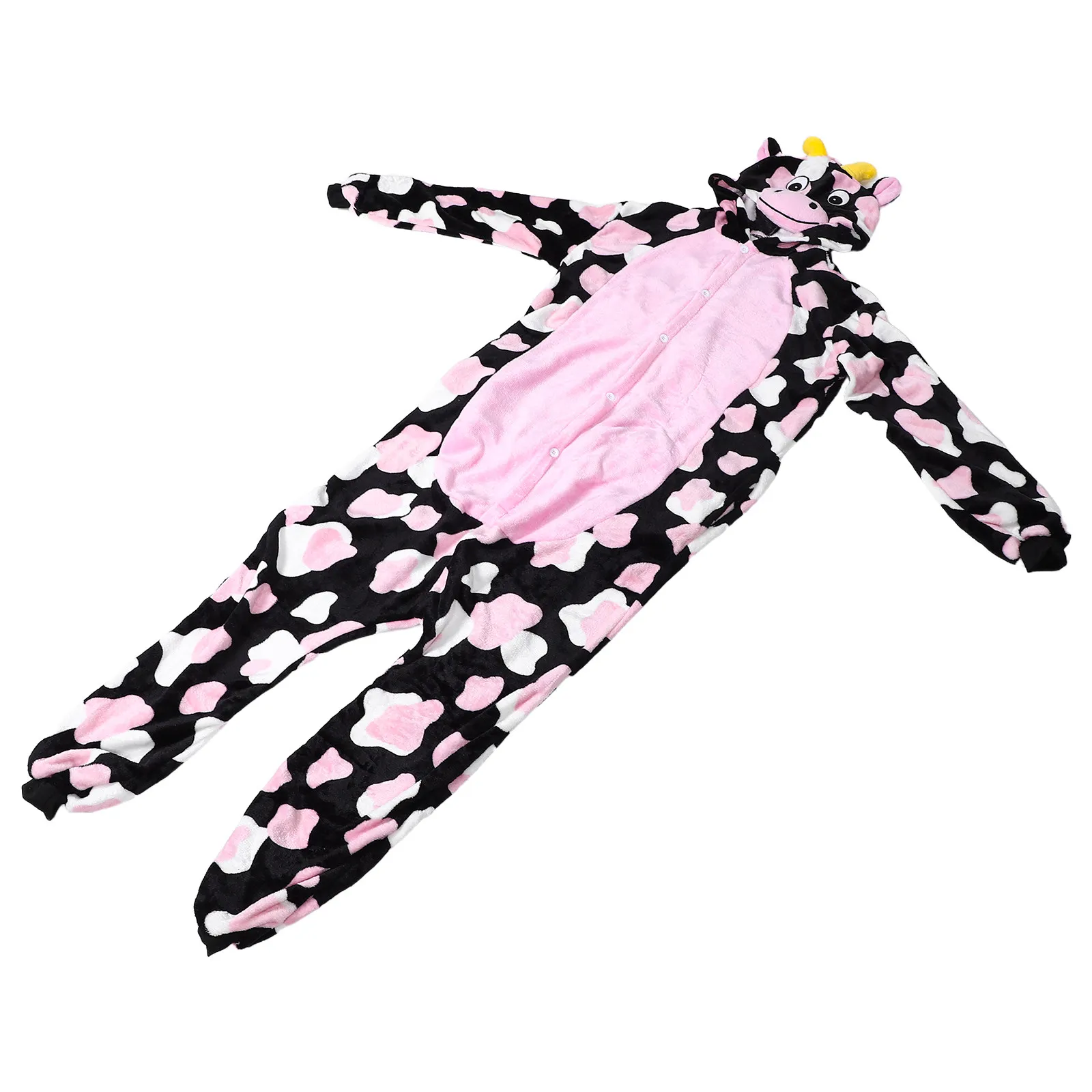 Milk Cow Onesie Pajamas Adult Soft Cozy Sleepwear Pink Floral Design Thickened Warm Unisex Cartoon Animal Costume Halloween
Milk Cow Onesie Pajamas Adult Soft Cozy Sleepwear Pink Floral Design Thickened Warm Unisex Cartoon Animal Costume Halloween