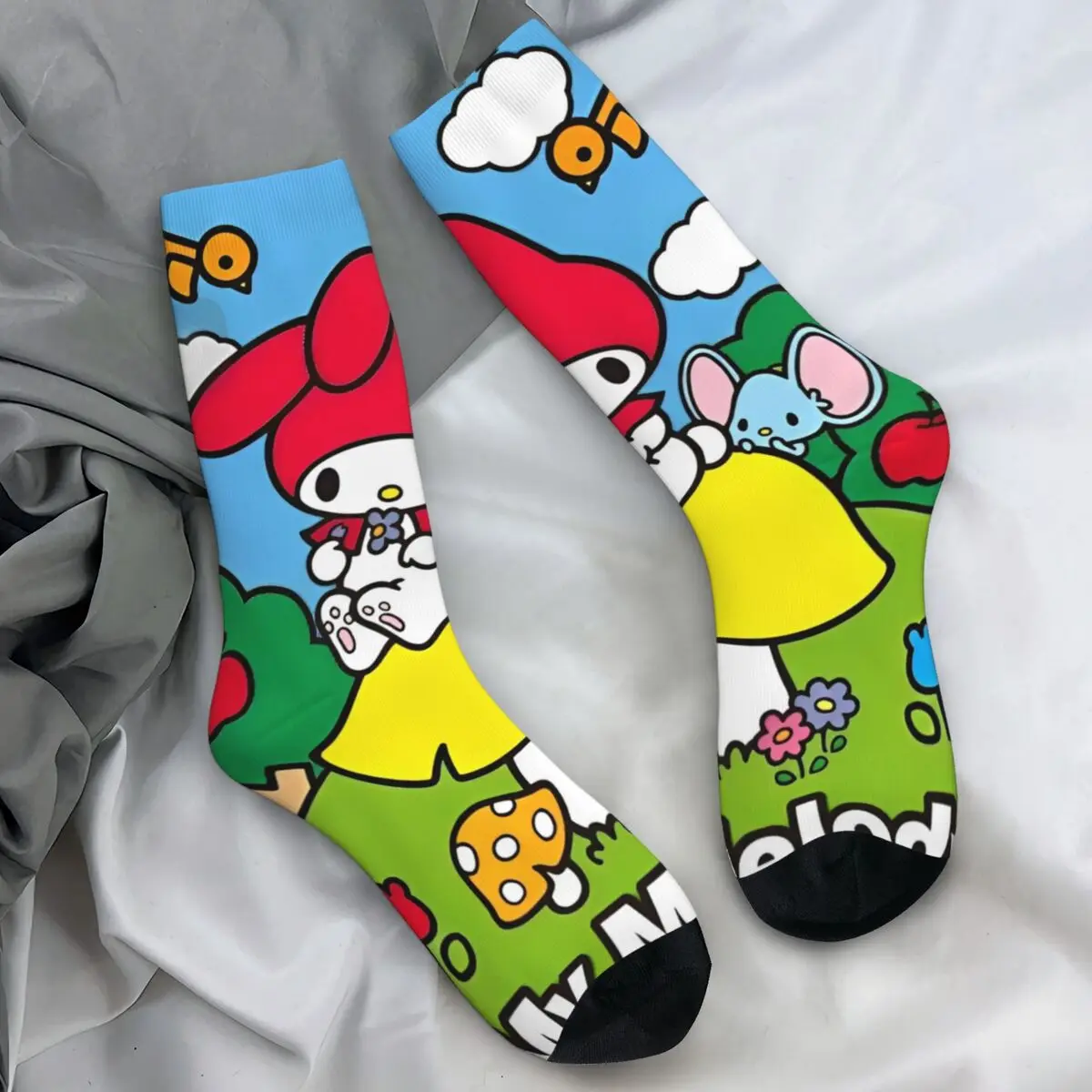 Cartoon Sanrio My Melody Socks Fashion Stockings Women Men Quality Cycling Socks Autumn Printed Anti Skid Socks 
Cartoon Sanrio My Melody Socks Fashion Stockings Women Men Quality Cycling Socks Autumn Printed Anti Skid Socks