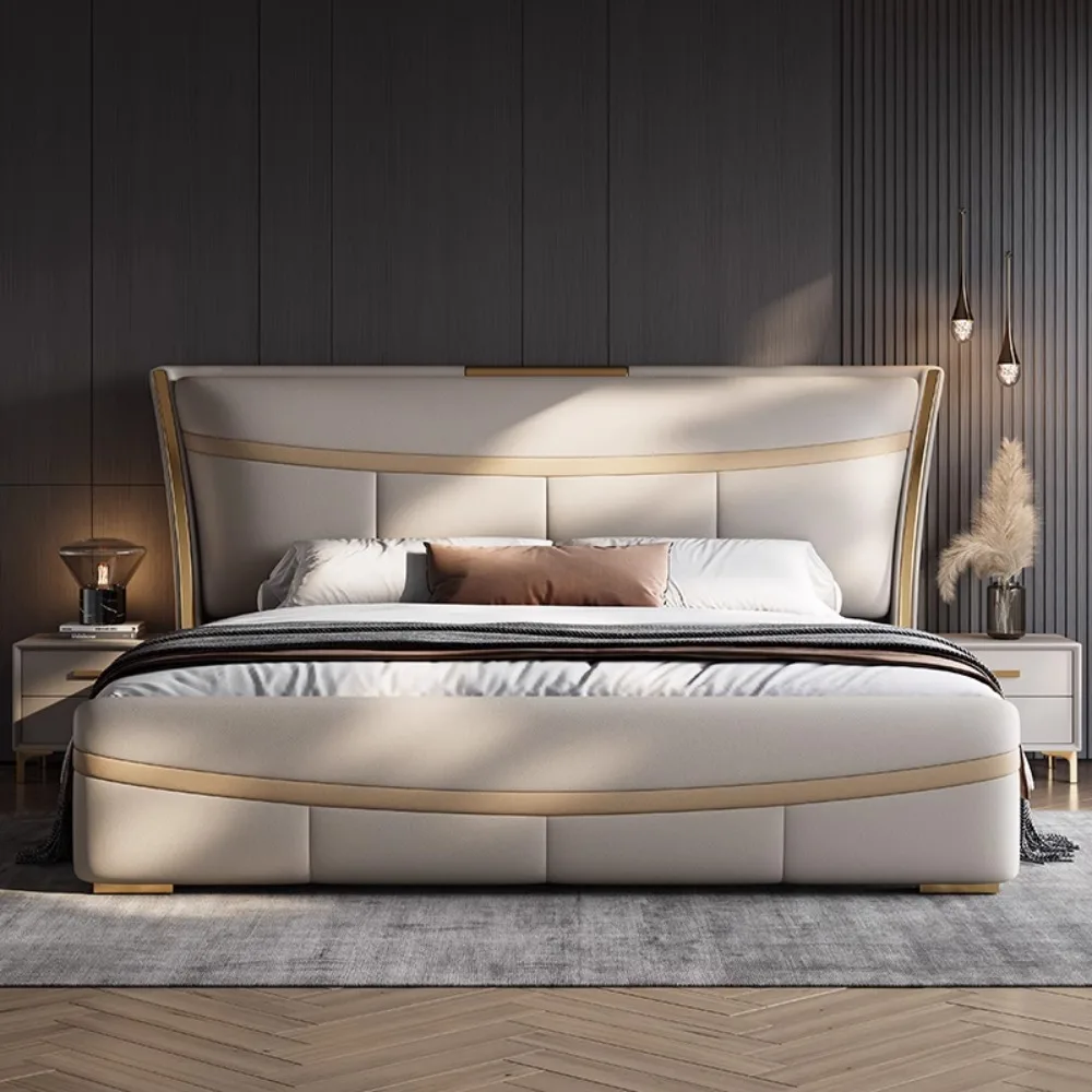 Nordic Unique Bed Aesthetic Modern Luxury Bedroom Bed Storage Sleeping Recamaras Matrimoniales Completas Muebles Home Furniture
Nordic Unique Bed Aesthetic Modern Luxury Bedroom Bed Storage Sleeping Recamaras Matrimoniales Completas Muebles Home Furniture