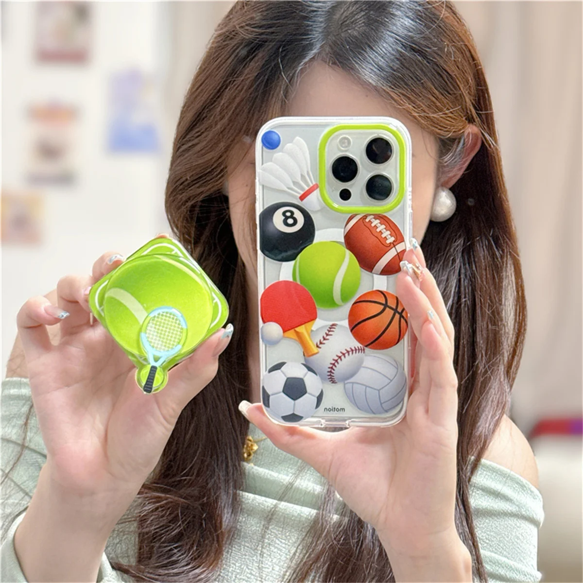 Fashion Cute Basketball Magnetic Phone Case For iphone 16 Pro 14 15 Pro Max Cover with Tennis Stand For Magsafe Cases
Fashion Cute Basketball Magnetic Phone Case For iphone 16 Pro 14 15 Pro Max Cover with Tennis Stand For Magsafe Cases