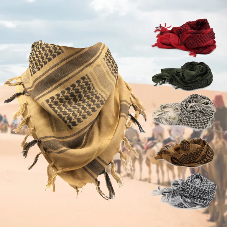 Arabian Square Tactical Scarf Windproof Turban Military Fan Outdoor Desert Turban Magic Versatile Scarf
Arabian Square Tactical Scarf Windproof Turban Military Fan Outdoor Desert Turban Magic Versatile Scarf