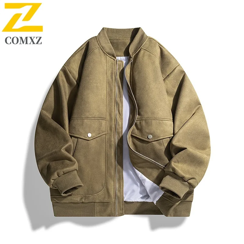 COMXZ Outdoor Hiking Jacket for Men Premium Travel Comfort Coat Classic Baseball Collar Lightweight Durable Autumn New Clothing
COMXZ Outdoor Hiking Jacket for Men Premium Travel Comfort Coat Classic Baseball Collar Lightweight Durable Autumn New Clothing