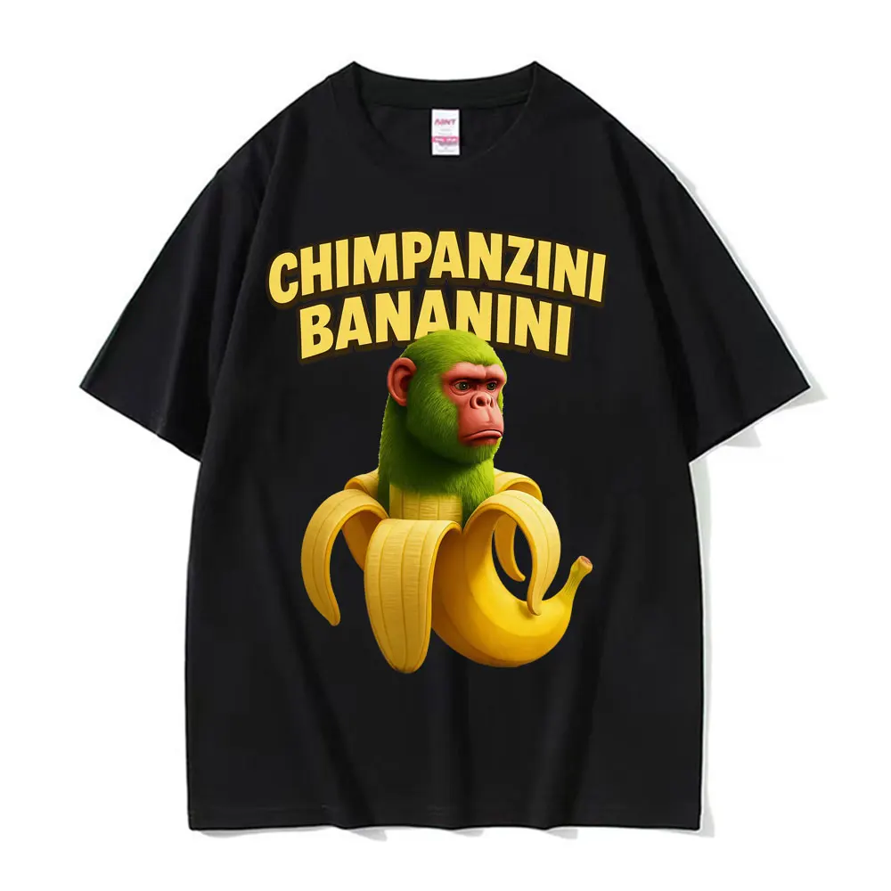 Chimpanzini Bananini Funny Banana Monkey Meme T-shirts for Men Women Fashion Trend Streetwear T Shirt Summer Tops O-Neck T-shirt
Chimpanzini Bananini Funny Banana Monkey Meme T-shirts for Men Women Fashion Trend Streetwear T Shirt Summer Tops O-Neck T-shirt