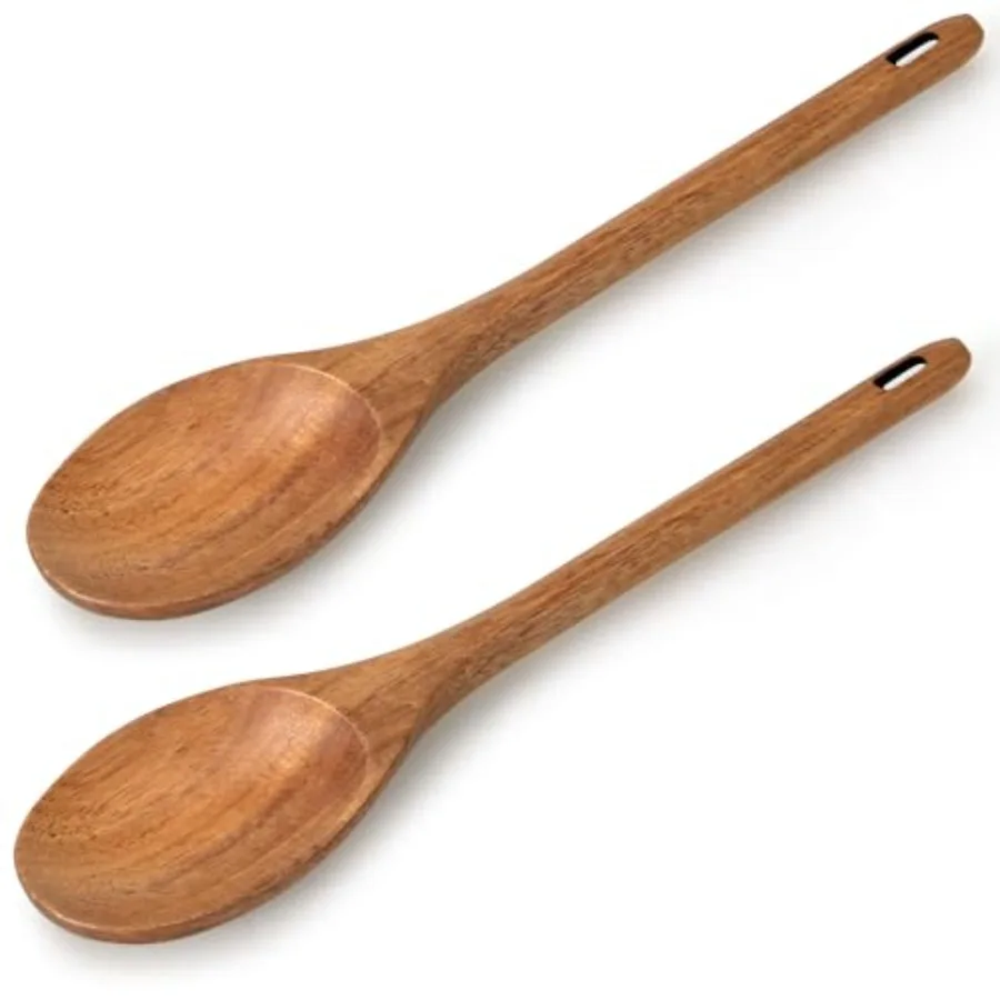 2 Pcs 12" Large Wooden Spoons for Cng Utensils Set Wood Spatula Mixing Stirring Serving Spoon Spoons Long Handle Teak Spoon Kit
2 Pcs 12" Large Wooden Spoons for Cng Utensils Set Wood Spatula Mixing Stirring Serving Spoon Spoons Long Handle Teak Spoon Kit