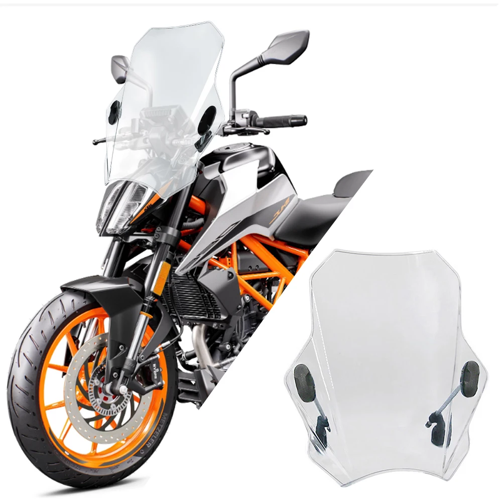 For KTM 390 DUKE 2013-2024 Motorcycle Universal Adjustable Windshield Handlebar tube diameter 22.25.28 MM 
For KTM 390 DUKE 2013-2024 Motorcycle Universal Adjustable Windshield Handlebar tube diameter 22.25.28 MM