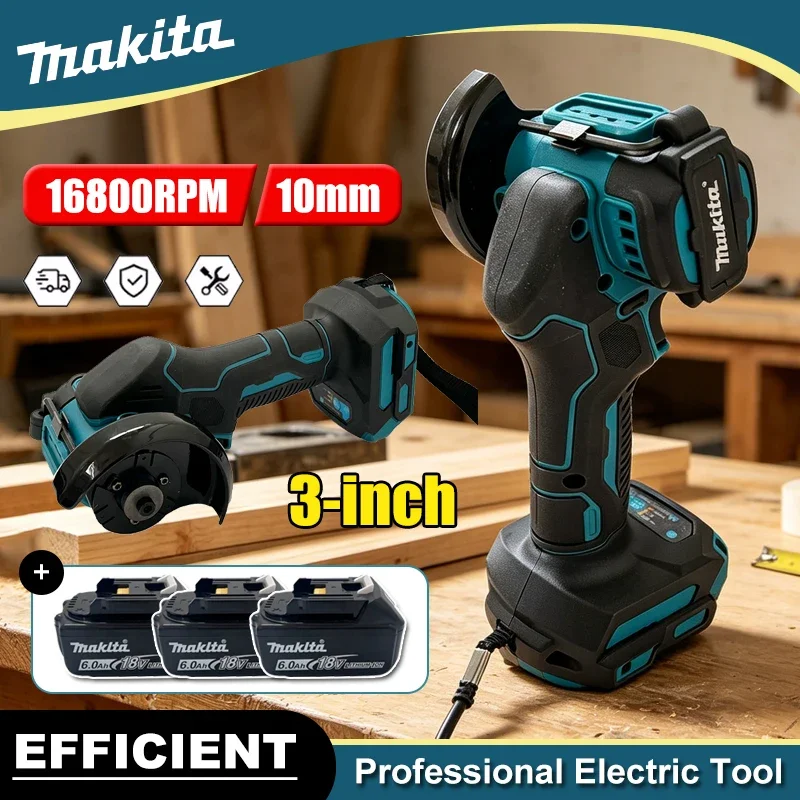 Makita 3 Inch Mini Angle Grinder Cutting Machine Cordless Electric Grinding Polishing Cutting Circular Saw Power Tool For 18V
Makita 3 Inch Mini Angle Grinder Cutting Machine Cordless Electric Grinding Polishing Cutting Circular Saw Power Tool For 18V