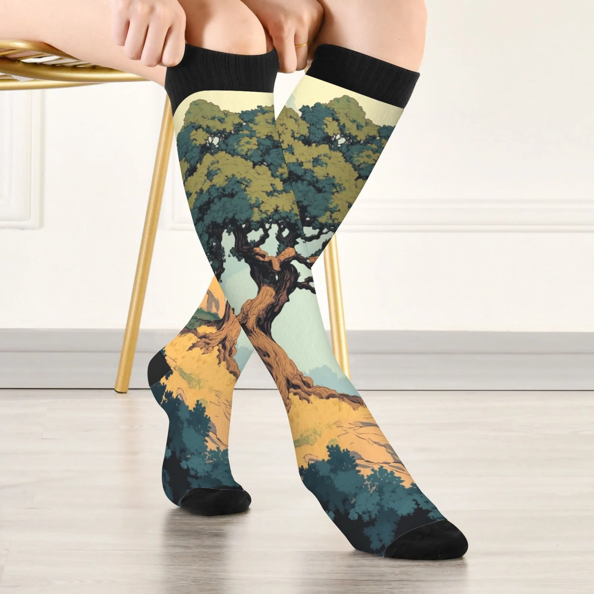Модные художественные гольфы, винтажные мультяшные зеленые деревья, модные мягкие эластичные носки унисекс для повседневной носки, спортивные подарки
Модные художественные гольфы, винтажные мультяшные зеленые деревья, модные мягкие эластичные носки унисекс для повседневной носки, спортивные подарки