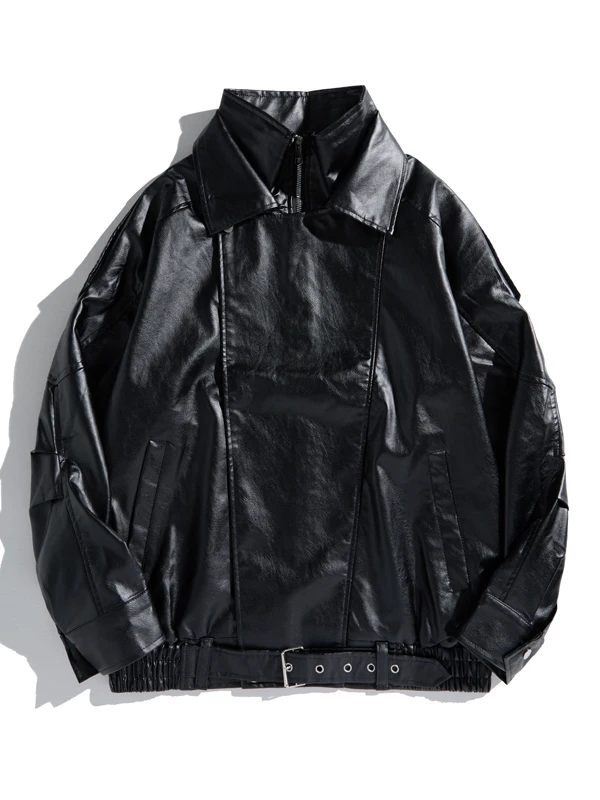 Мужская куртка из искусственной кожи с двойным воротником, весенне-осенняя, модная, в стиле американского ретро, для пар, верхняя одежда для мотоциклистов
Мужская куртка из искусственной кожи с двойным воротником, весенне-осенняя, модная, в стиле американского ретро, для пар, верхняя одежда для мотоциклистов