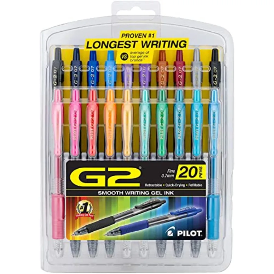 G2 Premium Gel Ink Pens Fine Point Assorted Colors 20 Count 16687
G2 Premium Gel Ink Pens Fine Point Assorted Colors 20 Count 16687