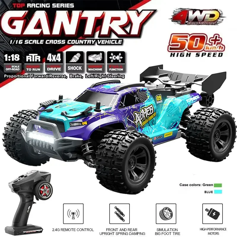 Масштаб 1:18, большой 4WD радиоуправляемый автомобиль, внедорожный монстр-трак, высокоскоростной, 50 км/ч, 2,4G, автомобили с дистанционным управлением для взрослых и детей, радиоуправляемые автомобили, игрушка
Масштаб 1:18, большой 4WD радиоуправляемый автомобиль, внедорожный монстр-трак, высокоскоростной, 50 км/ч, 2,4G, автомобили с дистанционным управлением для взрослых и детей, радиоуправляемые автомобили, игрушка
