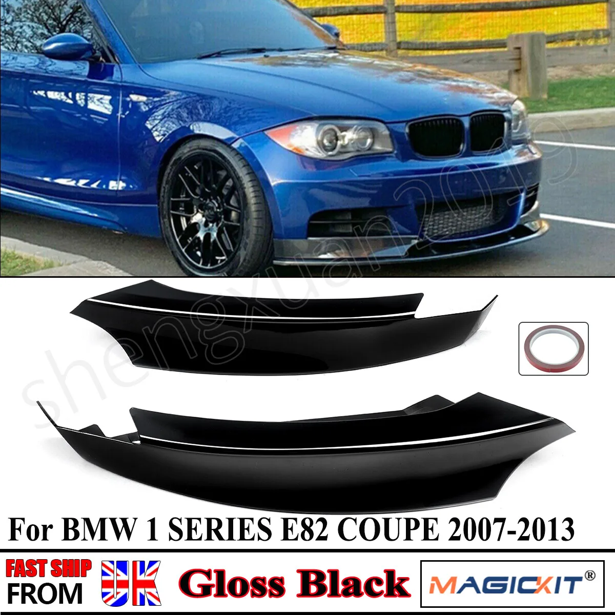 For BMW E82 1 Series Front Bumper Side Splitter Cover 118d 120i 125i 135i M-Tech 2007-2013 M Performance Style Splitter Refit
For BMW E82 1 Series Front Bumper Side Splitter Cover 118d 120i 125i 135i M-Tech 2007-2013 M Performance Style Splitter Refit