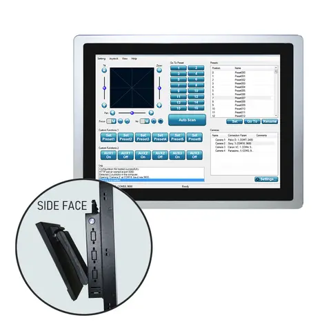 Industrial Grade All In One Computer With Intel Celeron J1800 Built In Wifi IP65 Frame Capacitive Touch Screen Rugged Panel PC