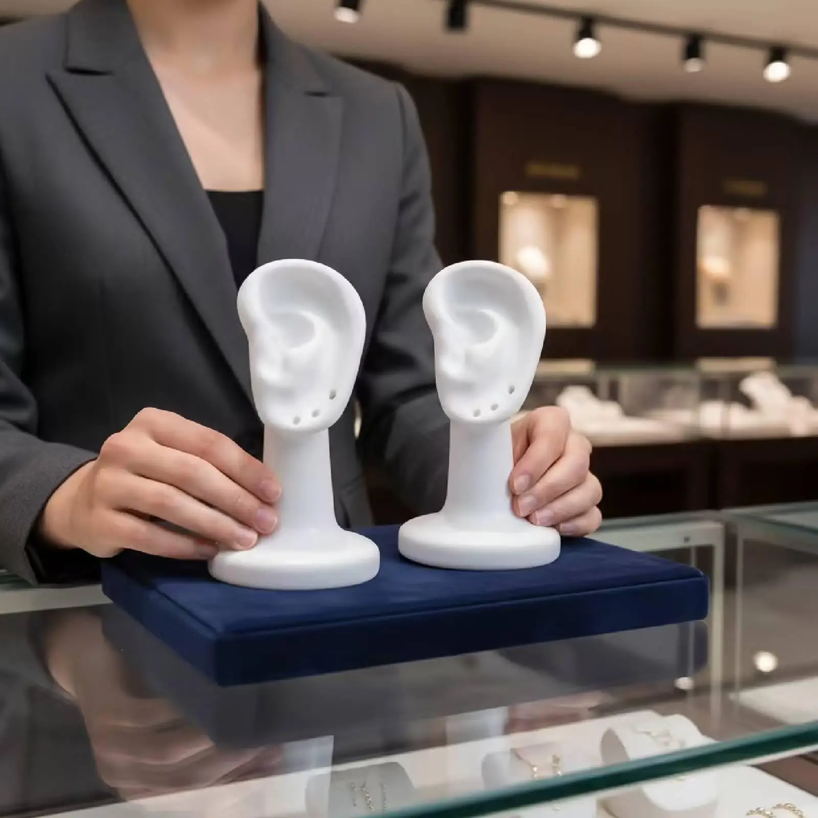 2 Pieces Ear Model Earring Display Stand Earring Hanger Tower
2 Pieces Ear Model Earring Display Stand Earring Hanger Tower