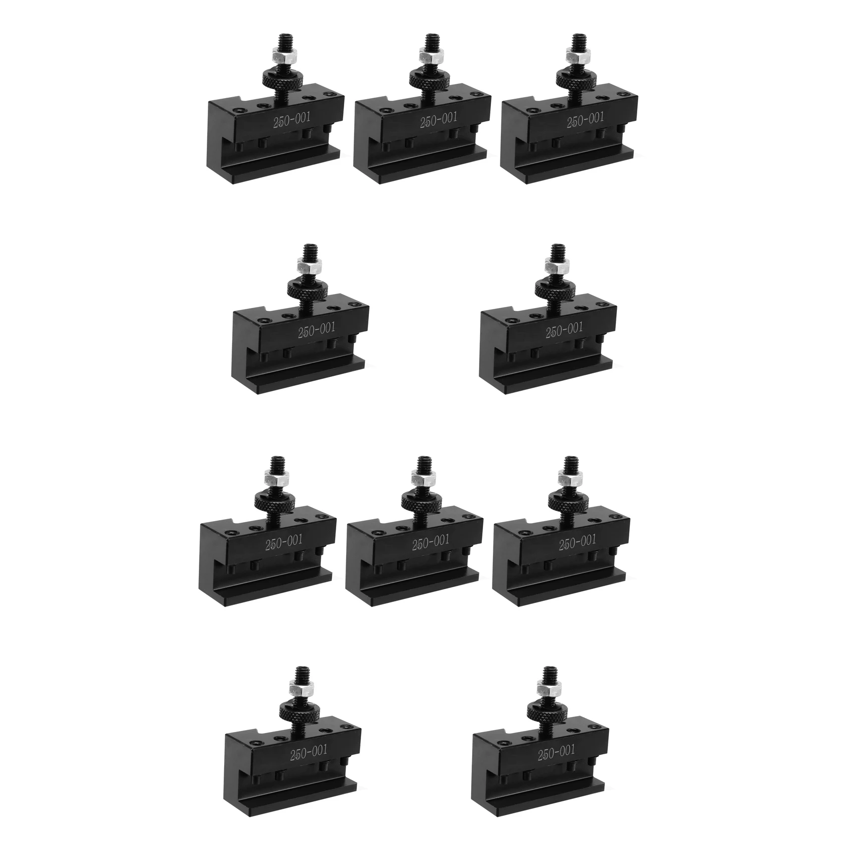 A01F-10Pcs Quick Change Turning And Facing Lathe Tool Holder Bracket 250-001CNC Tool POST
A01F-10Pcs Quick Change Turning And Facing Lathe Tool Holder Bracket 250-001CNC Tool POST