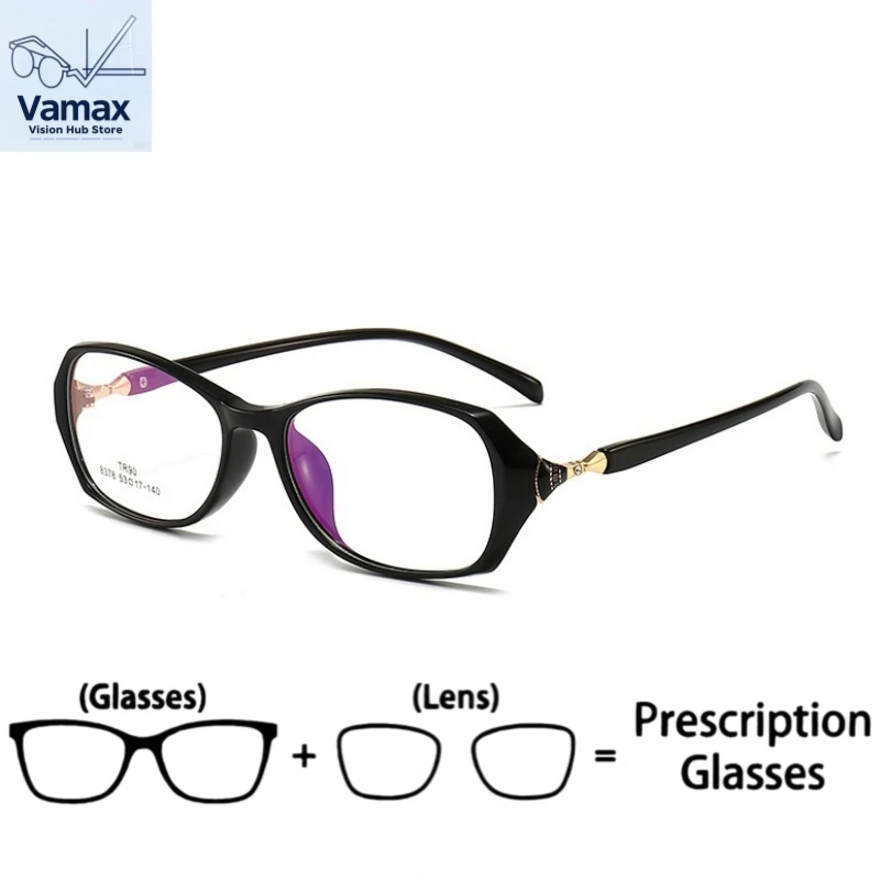 VAMAX TR90 Fashion Eyeglasses Frames For Women Men Korean Style Prescription Glasses Chic Eyewear
VAMAX TR90 Fashion Eyeglasses Frames For Women Men Korean Style Prescription Glasses Chic Eyewear