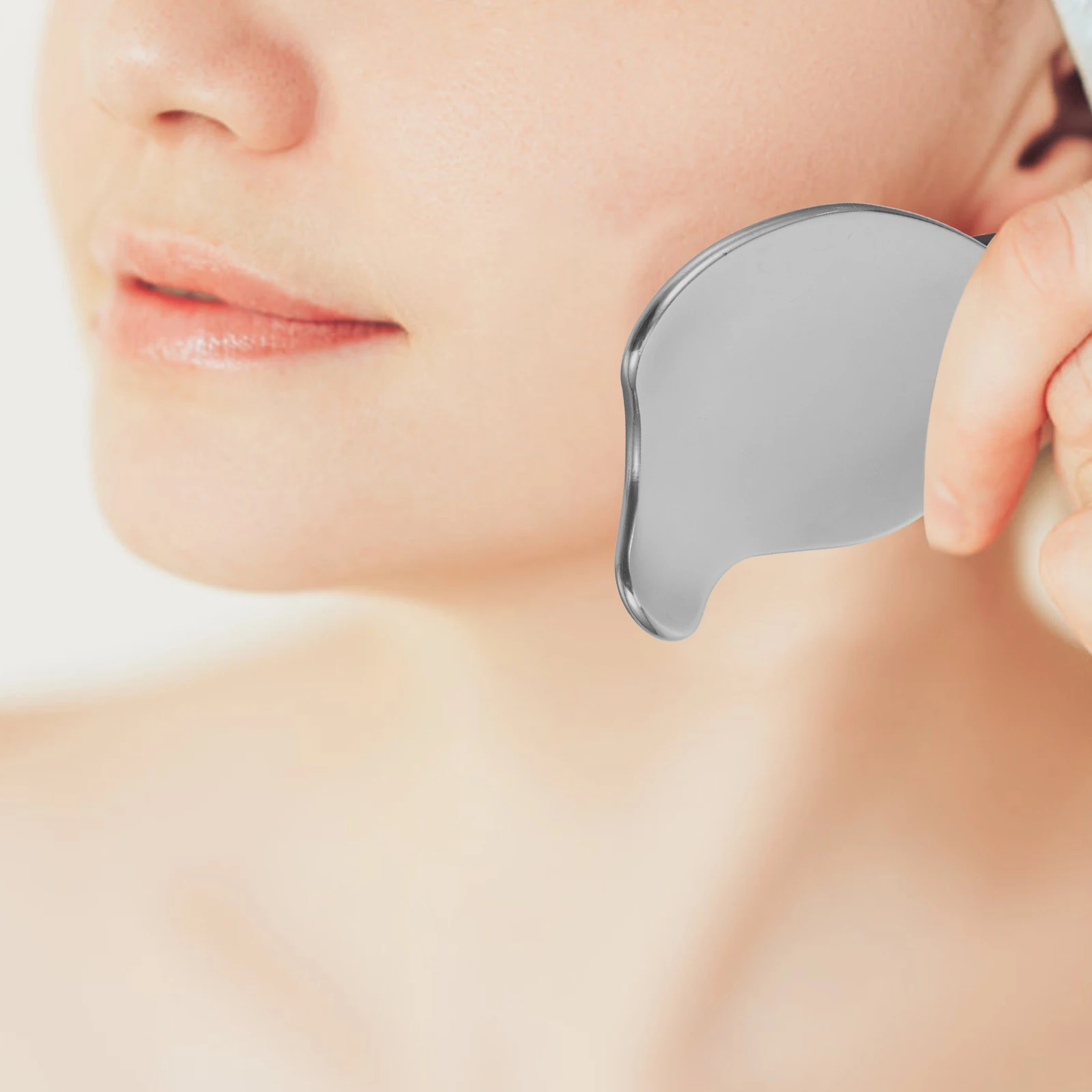 Stainless Steel Scraper Board Portable Lymphatic Massager Universal Scraping Tool For Face Neck Arm Shoulder Foot Muscle 
Stainless Steel Scraper Board Portable Lymphatic Massager Universal Scraping Tool For Face Neck Arm Shoulder Foot Muscle