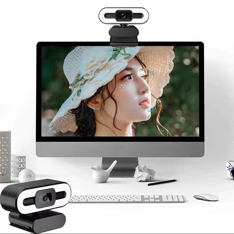 4K /2K Ultra-Clear USB Webcam With Microphone For Desktop PC Camera Broadcast Video Calling Conference Work Fill Light Web Cam
4K /2K Ultra-Clear USB Webcam With Microphone For Desktop PC Camera Broadcast Video Calling Conference Work Fill Light Web Cam