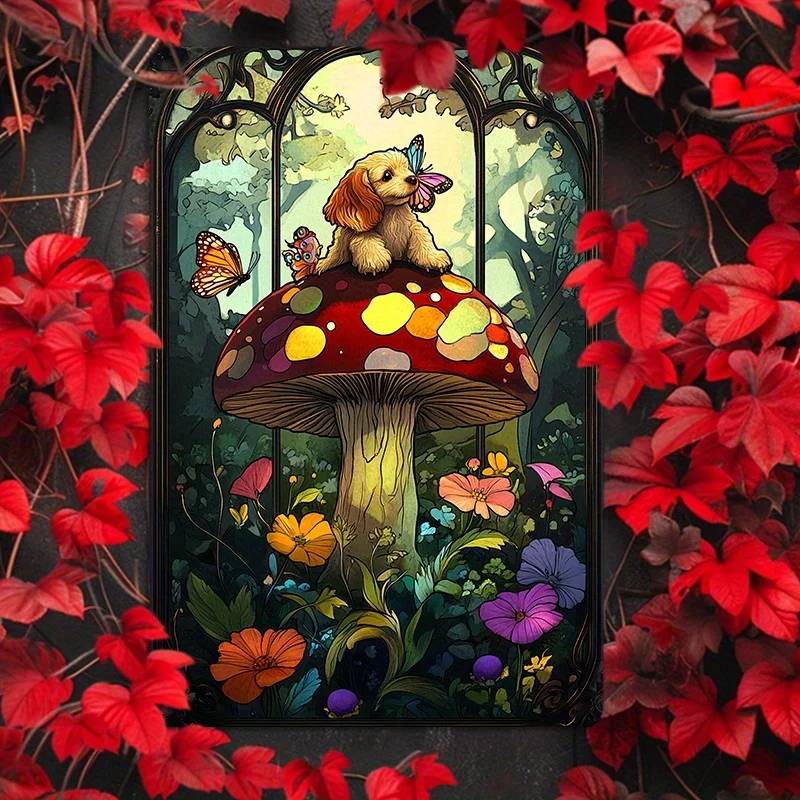 Charming Mushroom & Poodle Vintage Aluminum Wall Art - 8x12" Metal Tin Sign for Home, Gym, or Yacht Decor, Metal Decoration
Charming Mushroom & Poodle Vintage Aluminum Wall Art - 8x12" Metal Tin Sign for Home, Gym, or Yacht Decor, Metal Decoration