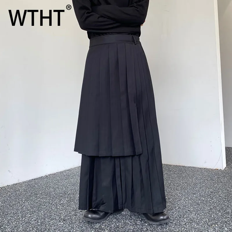 WTHT модные мужские однотонные плиссированные съемные юбки, брюки, модные свободные юбки с высокой талией, мужские брюки, лето 2021, 2A0466
WTHT модные мужские однотонные плиссированные съемные юбки, брюки, модные свободные юбки с высокой талией, мужские брюки, лето 2021, 2A0466