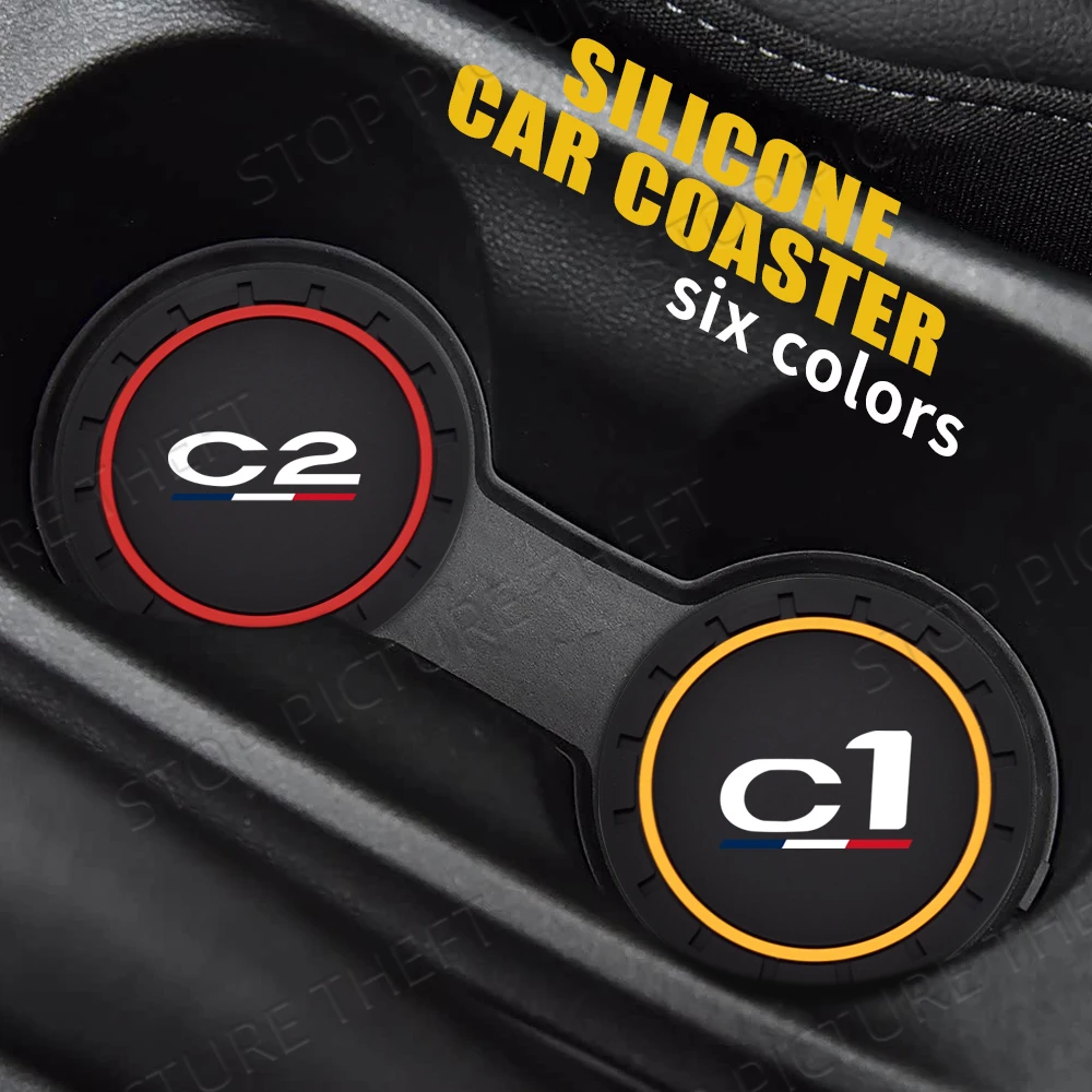 2pcs For C1 C2 French Flag Logo C-Elysee Car Badge Water Cup Holder Anti-slip Pad Mat Bottle Slot Coaster Styling
2pcs For C1 C2 French Flag Logo C-Elysee Car Badge Water Cup Holder Anti-slip Pad Mat Bottle Slot Coaster Styling