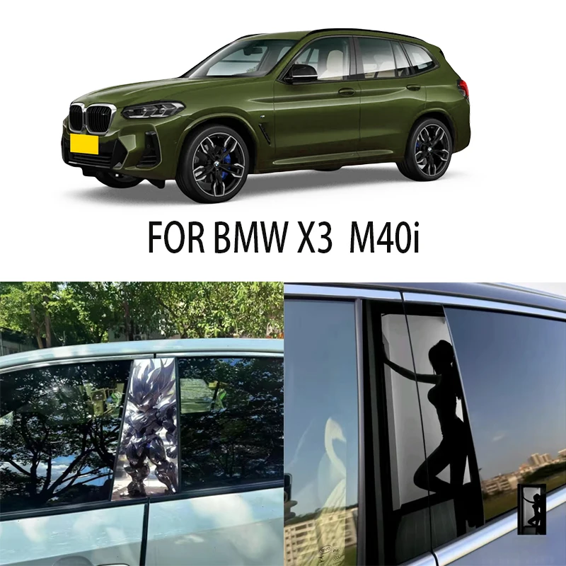 Door Window Decoration Trims Pillar Posts Stickers Auto Styling For BMW X3 M40i Car accessories
Door Window Decoration Trims Pillar Posts Stickers Auto Styling For BMW X3 M40i Car accessories