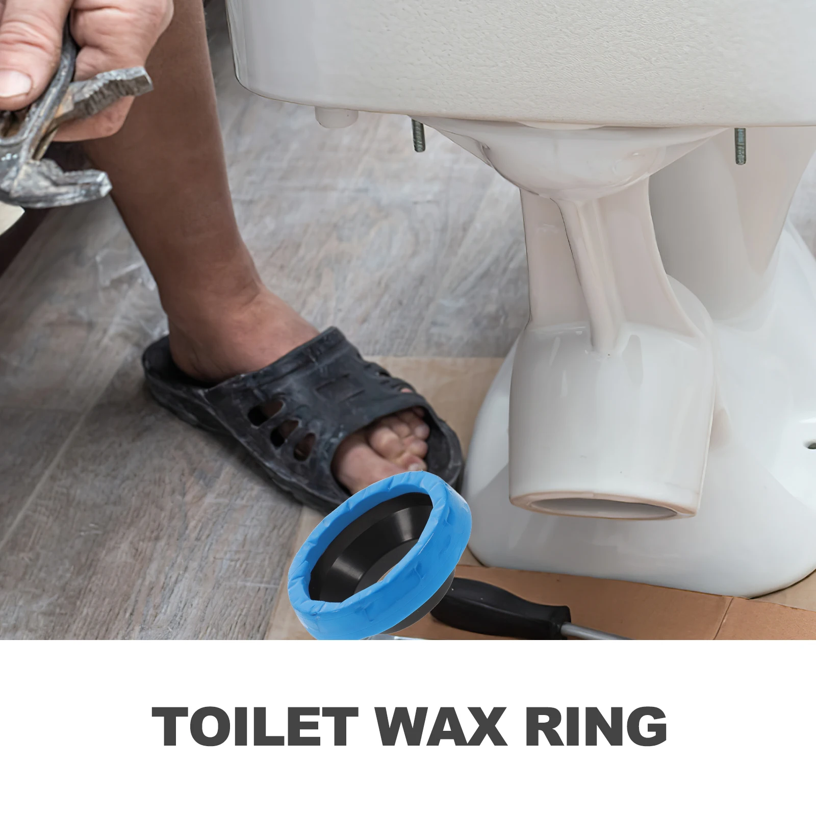 2pcs Toilet Seal Ring High Polymer Rubber Gasket Anti Odor Leakage Proof Wax Ring for Toilet Bowl Suitable Most Toilets New
2pcs Toilet Seal Ring High Polymer Rubber Gasket Anti Odor Leakage Proof Wax Ring for Toilet Bowl Suitable Most Toilets New
