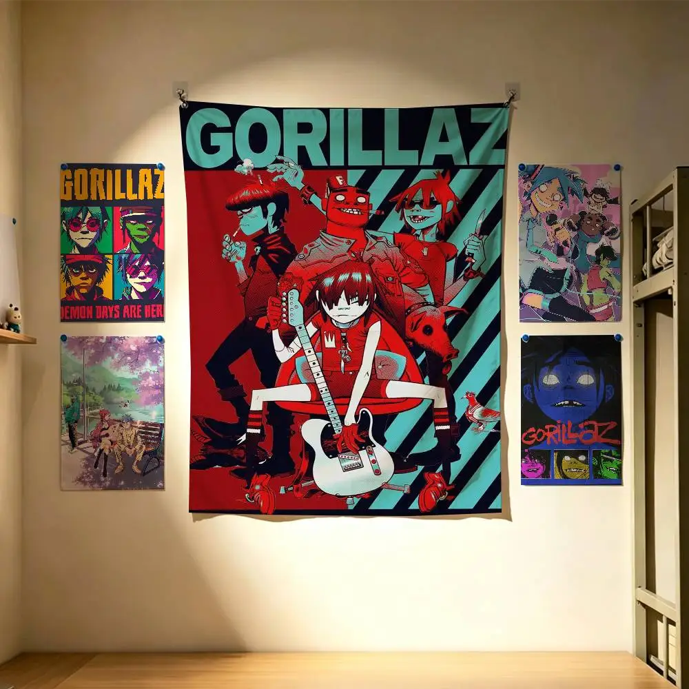 G-Gorillaz Band Flags Wall Hanging Background Art Banner for Bedroom Home Outdoor Decor
G-Gorillaz Band Flags Wall Hanging Background Art Banner for Bedroom Home Outdoor Decor