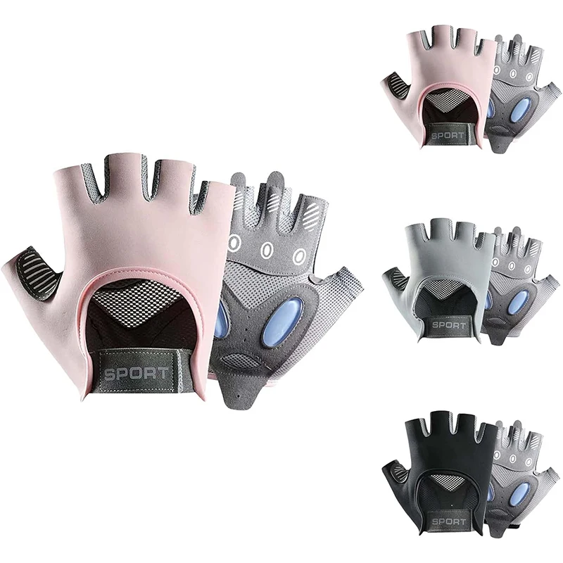 Fingerless Anti-Slip Silicone Palm Gym Gloves for Men Women Weightlifting Cycling Fitness Ice Silk Yoga Sports Gym Gloves
Fingerless Anti-Slip Silicone Palm Gym Gloves for Men Women Weightlifting Cycling Fitness Ice Silk Yoga Sports Gym Gloves
