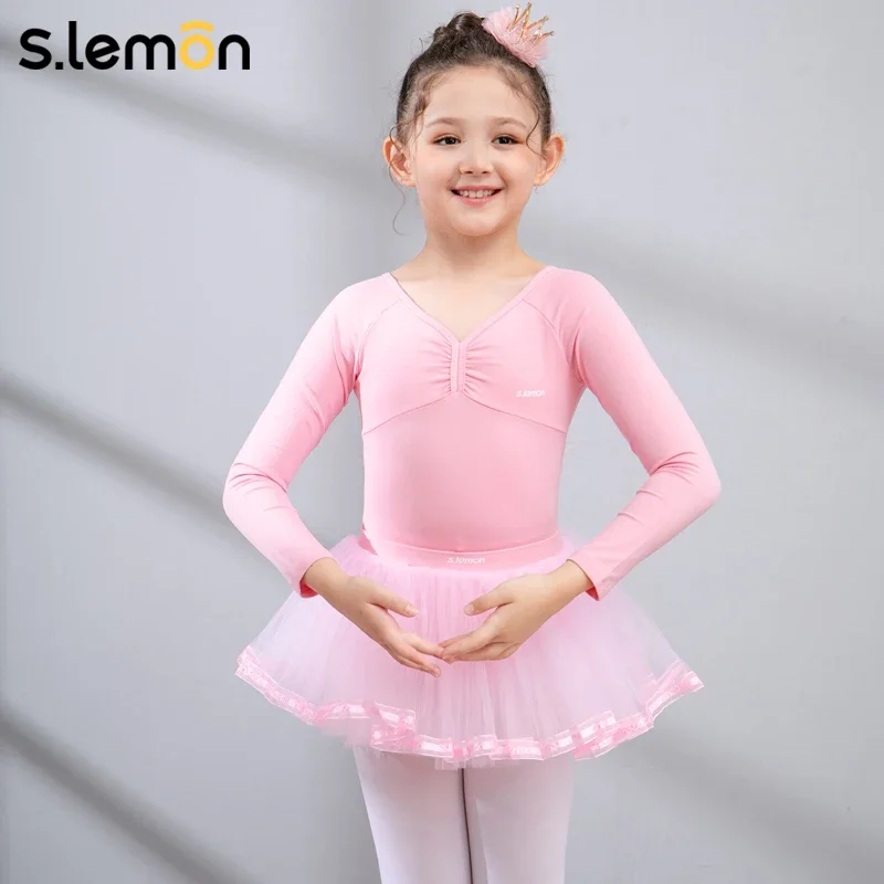Детское балетное трико S.lemon, танцевальная одежда, комплект с длинными рукавами, осенне-зимний костюм для выступлений и тренировочная одежда для девочек
Детское балетное трико S.lemon, танцевальная одежда, комплект с длинными рукавами, осенне-зимний костюм для выступлений и тренировочная одежда для девочек