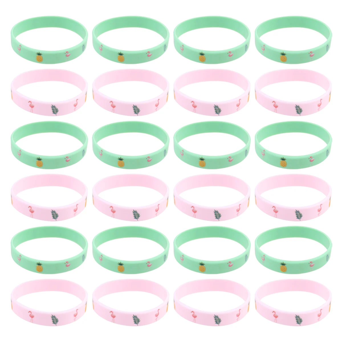 24 Pcs Bracelets Flamingo Wristbands Silicone Bracelet Party Straps Customizable Fashion Accessories Matching Clothes
24 Pcs Bracelets Flamingo Wristbands Silicone Bracelet Party Straps Customizable Fashion Accessories Matching Clothes