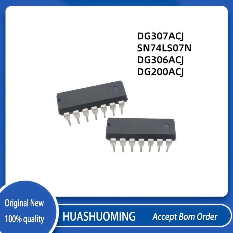 10 шт./лот DG307ACJ SN74LS07N DG306ACJ DG200ACJ DIP14
10 шт./лот DG307ACJ SN74LS07N DG306ACJ DG200ACJ DIP14