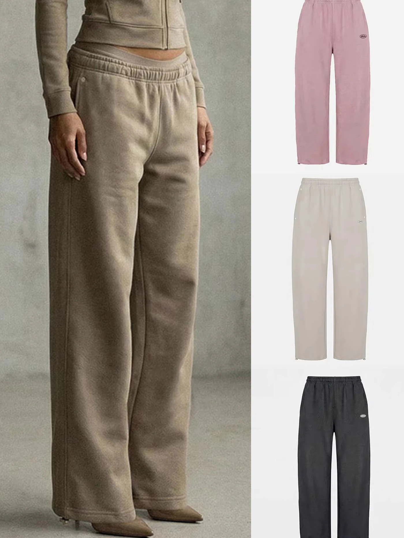 American Casual Loose Leggings Women's Slimming Wide Leg Sports Long Pants Street Dance Straight Leg Pants Low Waist
American Casual Loose Leggings Women's Slimming Wide Leg Sports Long Pants Street Dance Straight Leg Pants Low Waist