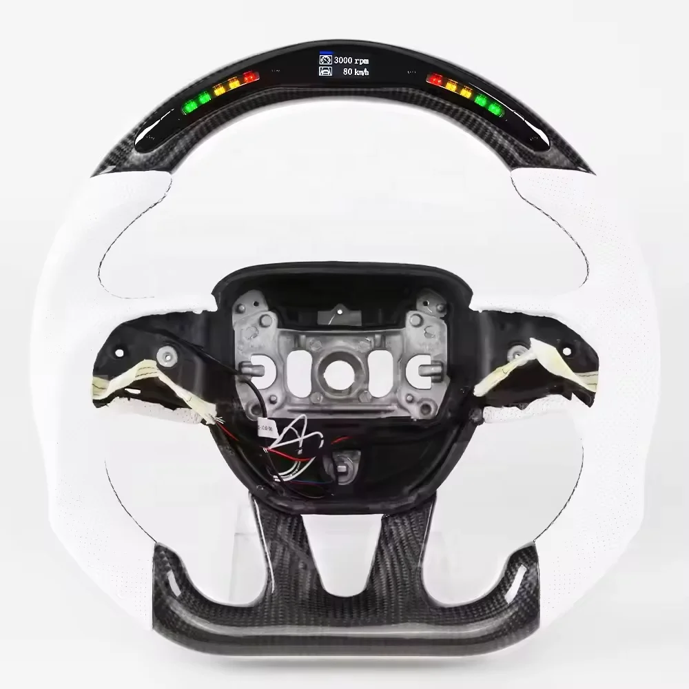 Fancy Customized LED Smart Steering Wheel Fit for Dodge 2015+ Charger Challenger Hellcat Durango SRT Real Carbon Fiber
Fancy Customized LED Smart Steering Wheel Fit for Dodge 2015+ Charger Challenger Hellcat Durango SRT Real Carbon Fiber