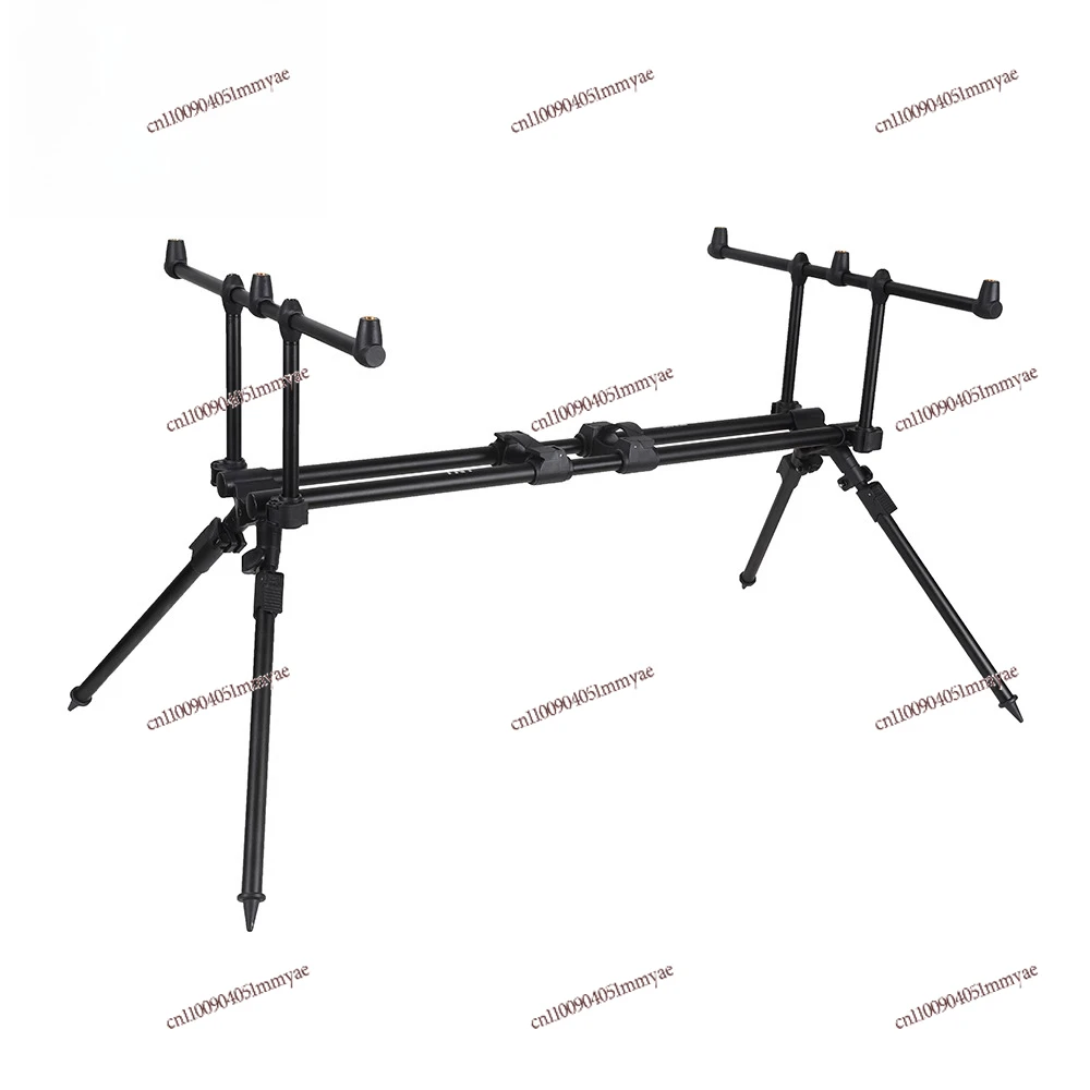 Frosted black fishing all-terrain three-head bracket (free rod pillow) 
Frosted black fishing all-terrain three-head bracket (free rod pillow)