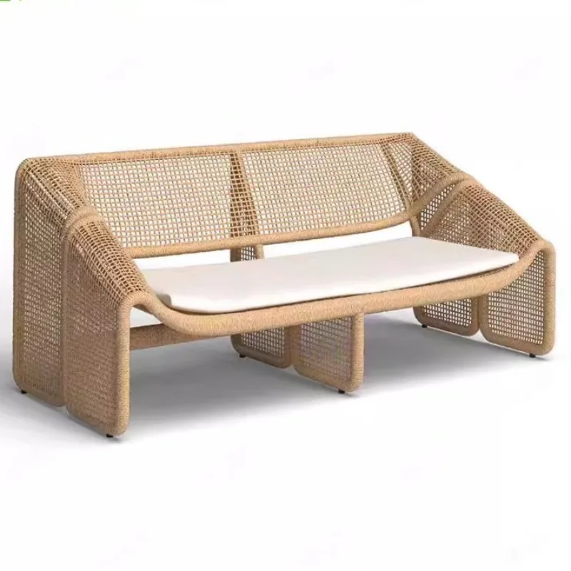 Outdoor double sofa rattan, Nordic style villa single rattan chair
Outdoor double sofa rattan, Nordic style villa single rattan chair