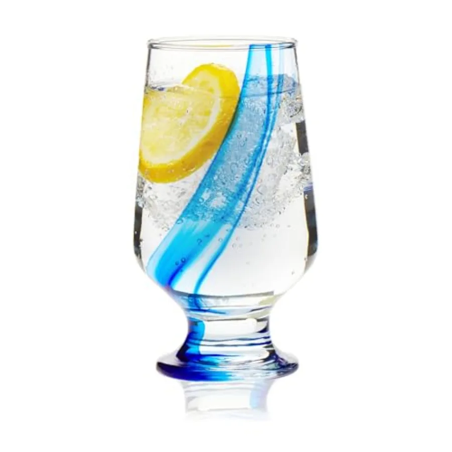 Goblet Glasses, Artisan Inspired, Durable Water Goblets Set of 8, Clear, Stemmed Water Glasses to Showcase Sodas, Cocktails
Goblet Glasses, Artisan Inspired, Durable Water Goblets Set of 8, Clear, Stemmed Water Glasses to Showcase Sodas, Cocktails