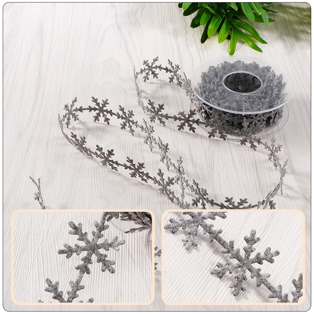 2 Rolls Snowflake Ribbon Non-Woven Fabric Suitable for Holiday Gift Wrapping Christmas Tree Decoration Snowflake Ribbon
2 Rolls Snowflake Ribbon Non-Woven Fabric Suitable for Holiday Gift Wrapping Christmas Tree Decoration Snowflake Ribbon