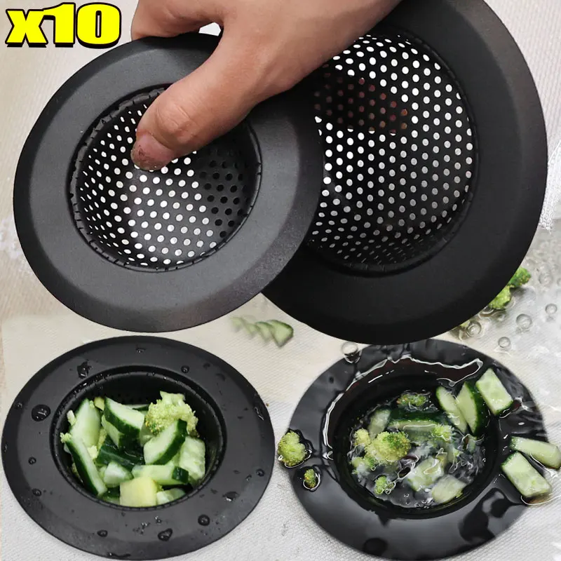 Black Stainless Steel Mesh Sink Strainers Kitchen Bathroom Sink Filters Sink Strainer Drain Hole Filter Trap Waste Screen S/M/L
Black Stainless Steel Mesh Sink Strainers Kitchen Bathroom Sink Filters Sink Strainer Drain Hole Filter Trap Waste Screen S/M/L