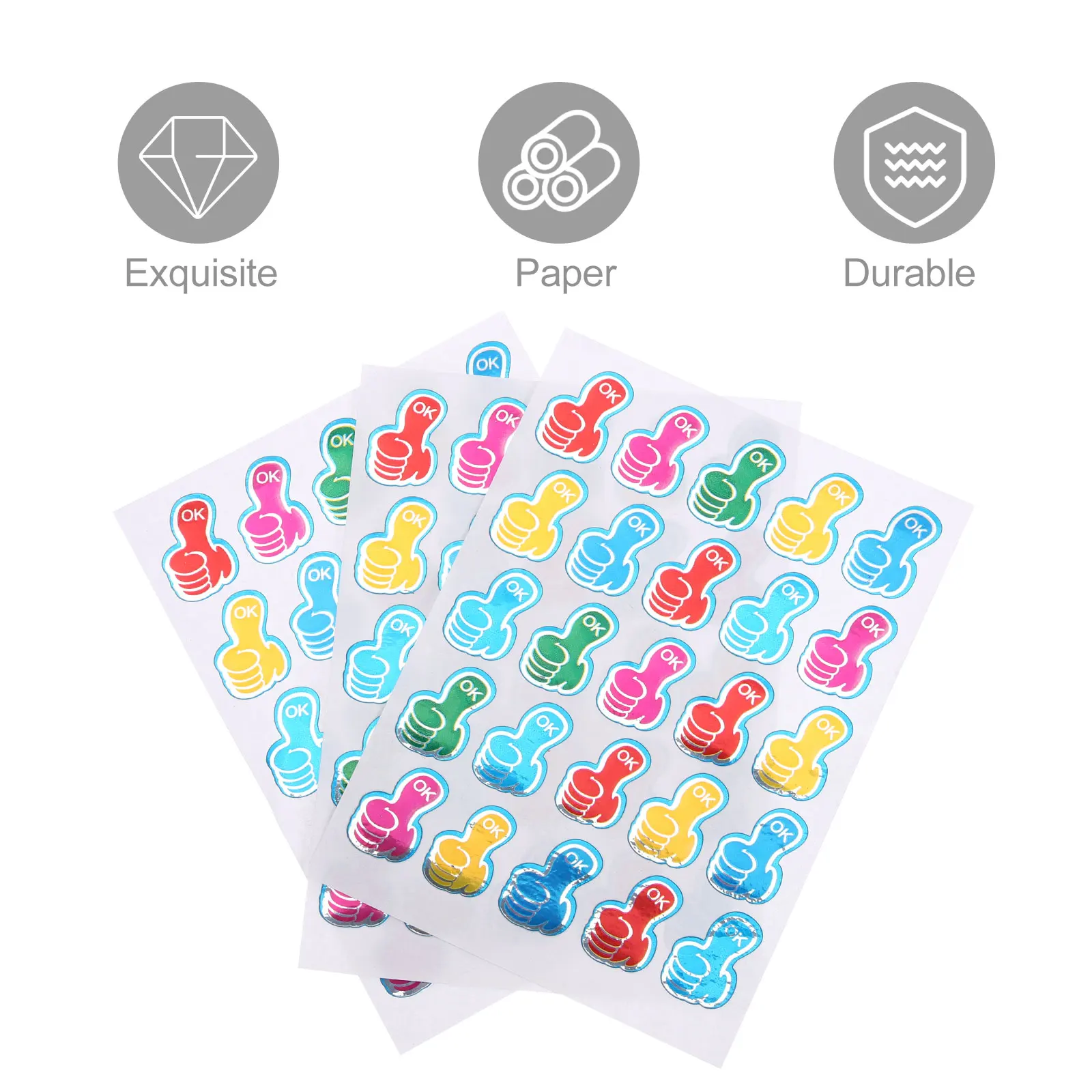 200 Sheets Thumbs-Up Pattern Stickers Self-Adhesive Removable Reward Stickers for Kindergarten Children Classroom Motivation
200 Sheets Thumbs-Up Pattern Stickers Self-Adhesive Removable Reward Stickers for Kindergarten Children Classroom Motivation