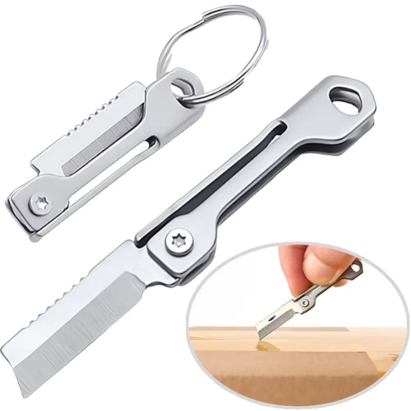 Stainless Steel Folding Knife Mini Square Head Pocket Knife Outdoor Camping Supplies Multi-function Keychain Pendant Knives
Stainless Steel Folding Knife Mini Square Head Pocket Knife Outdoor Camping Supplies Multi-function Keychain Pendant Knives