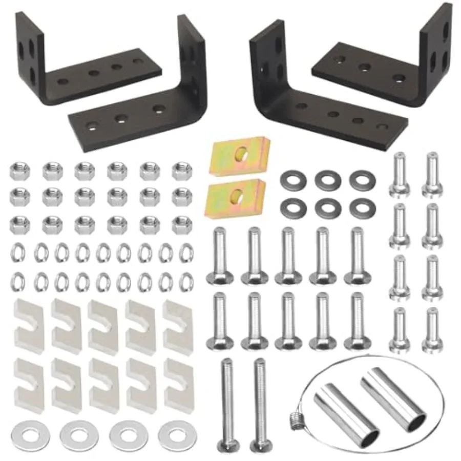 5th Wheel Hitch Installation Kit - Universal Fit for Reese 5th Wheel Trailer Hitches Models #30035 58058; Includes Hardware and
5th Wheel Hitch Installation Kit - Universal Fit for Reese 5th Wheel Trailer Hitches Models #30035 58058; Includes Hardware and