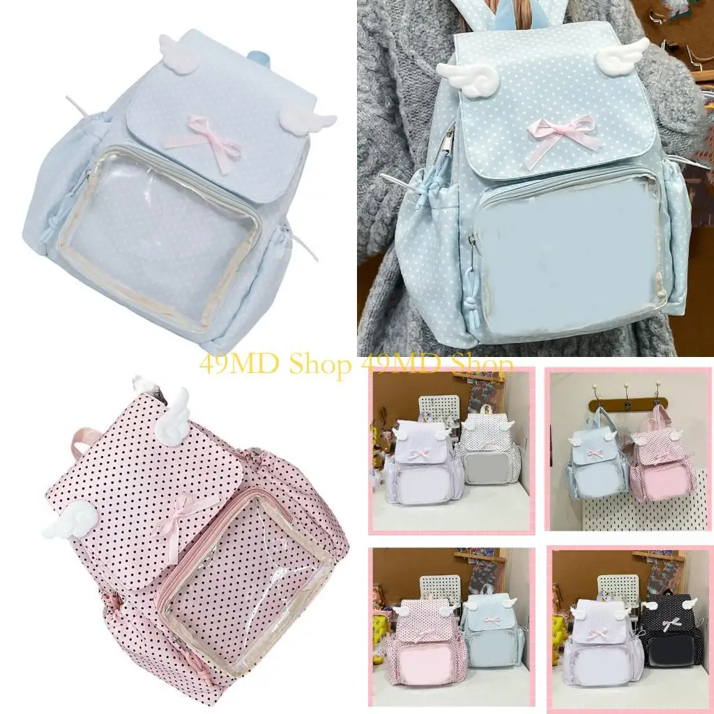 49MD Itabag Backpacks Purses,Clear Shoulder Bag Pins Display Daypack Anime Cosplay
49MD Itabag Backpacks Purses,Clear Shoulder Bag Pins Display Daypack Anime Cosplay
