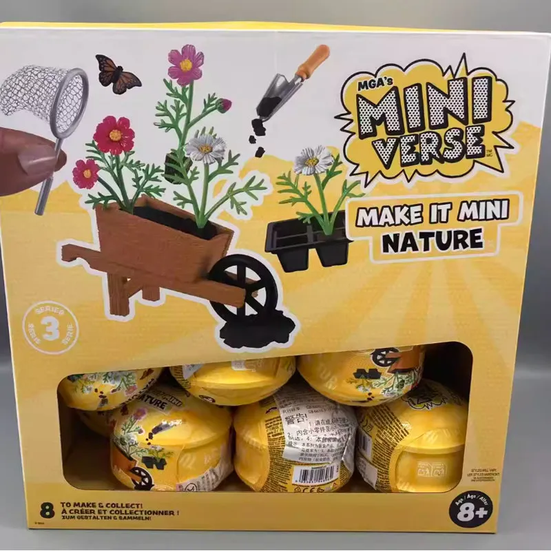 MGA Miniverse Make It Mini Nature Series 3 DIY Miniature Mystery Blind Box Gifts Toy Model Anime Figures Collect Ornaments
MGA Miniverse Make It Mini Nature Series 3 DIY Miniature Mystery Blind Box Gifts Toy Model Anime Figures Collect Ornaments