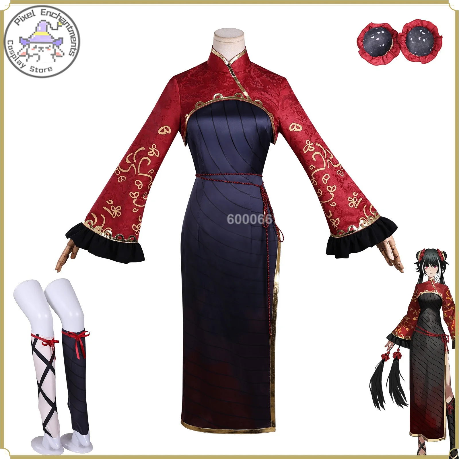 Women's Jia Xichun Cosplay Costume Full Set - High Quality Mandarin Collar High Slit Dress Anime Clothes Halloween Party Suit
Women's Jia Xichun Cosplay Costume Full Set - High Quality Mandarin Collar High Slit Dress Anime Clothes Halloween Party Suit