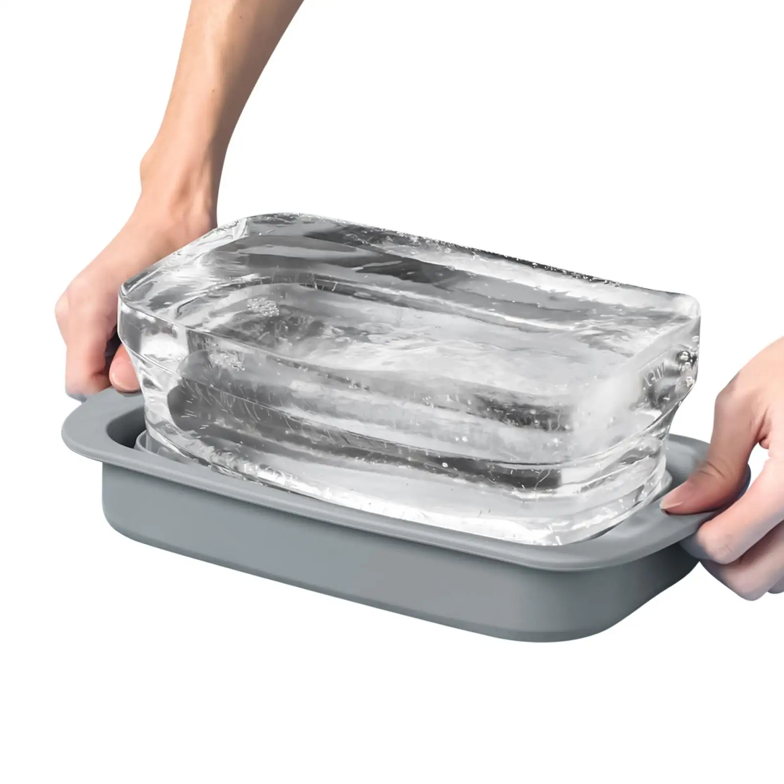 Large Ice Tray Freezer Silicone Large Cube Ice Mold Foldable Easy Release Big Container Kitchen Tools For Cold Plunge Tub Drink
Large Ice Tray Freezer Silicone Large Cube Ice Mold Foldable Easy Release Big Container Kitchen Tools For Cold Plunge Tub Drink