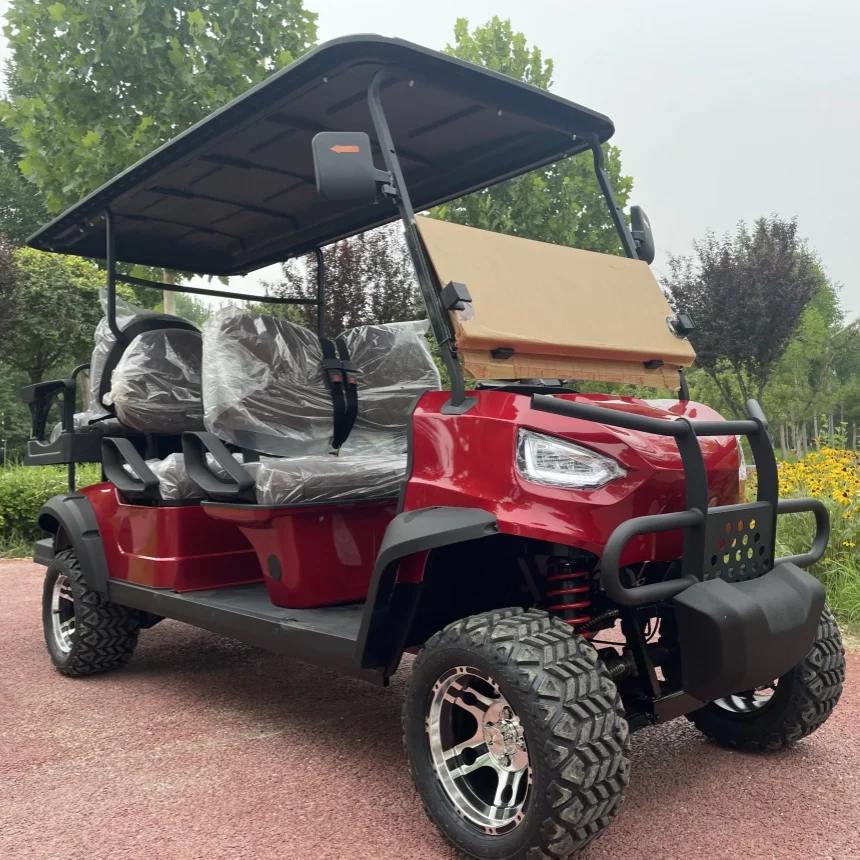 Good Quality New Model E Golf Cart Lead-Acid Battery Powered Electric Off-Road Golf Cart Rapid Delivery
Good Quality New Model E Golf Cart Lead-Acid Battery Powered Electric Off-Road Golf Cart Rapid Delivery