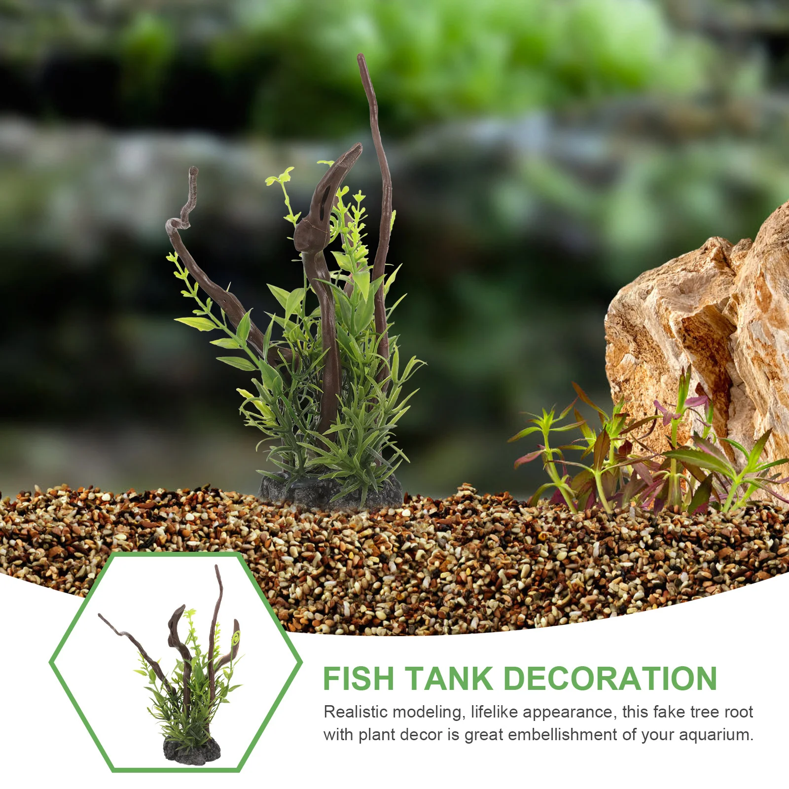 Realistic Simulation Tree Root Fish Tank Plant Aquarium Decoration Resin Plastic Safe Aquarium Landscape Accessories Fish Tank
Realistic Simulation Tree Root Fish Tank Plant Aquarium Decoration Resin Plastic Safe Aquarium Landscape Accessories Fish Tank