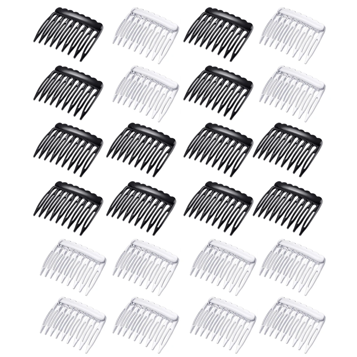 24 Pieces Small Hair Side Combs Plastic French Teeth Hair Combs Hair Clip Comb DIY Bridal Wedding Veil Comb for Fine Hair and
24 Pieces Small Hair Side Combs Plastic French Teeth Hair Combs Hair Clip Comb DIY Bridal Wedding Veil Comb for Fine Hair and